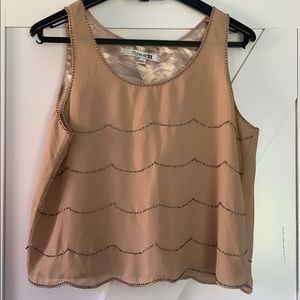 Gold studded tank top